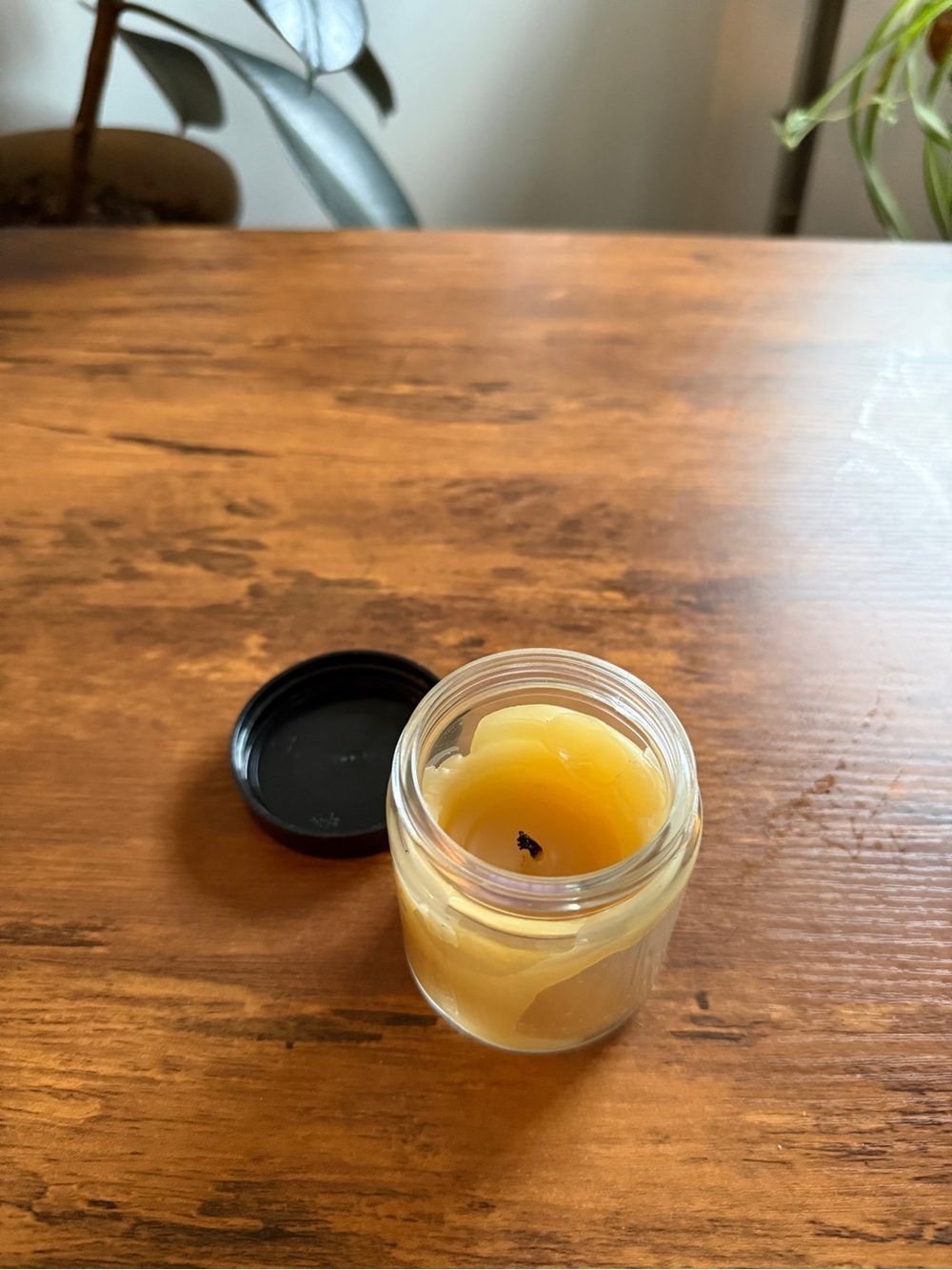 Natural Beeswax Jar Candle - Yellow